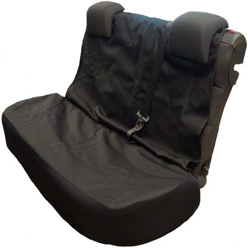 Black Heavy Duty Semi Tailored Rear Seat Cover