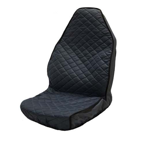 Grey Quilted Semi Tailored Passenger Seat Cover