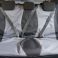 Grey Heavy Duty Semi Tailored Rear Seat Covers