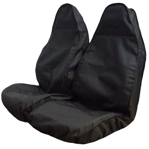 Front Pair -Semi Tailored Waterproof Seat Cover (Black)