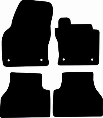 Volkswagen Caddy Maxilife 2021 - Present (4 Locators) Car Mats